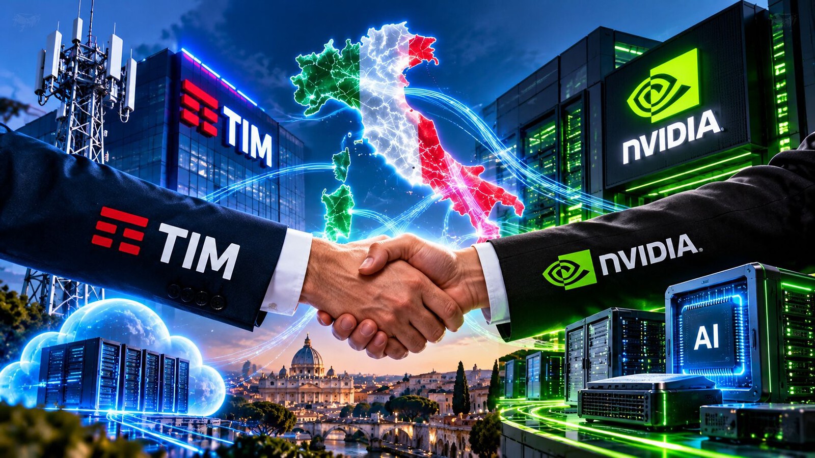 TIM e NVIDIA, arriva in Italia la piattaforma per l'AI sovrana