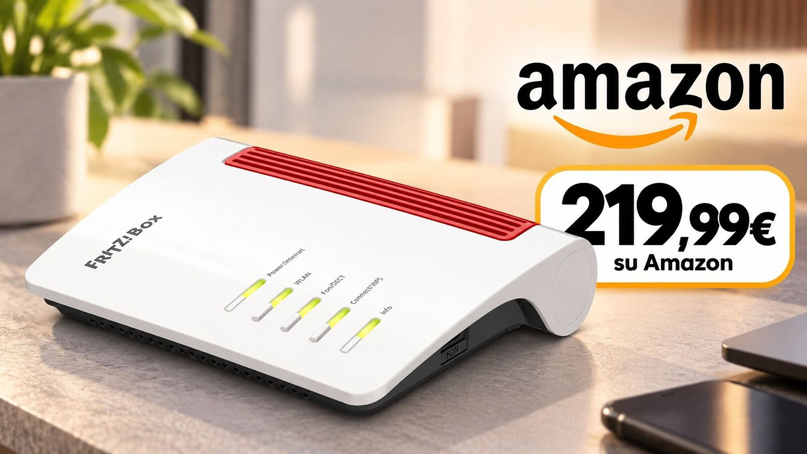 FRITZ!Box 7690 con WiFi 7 scende a 219,99 euro, ma solo per Prime