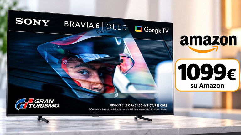 Sony BRAVIA 6 OLED 55 pollici a 1.099€ con quattro HDMI 2.1