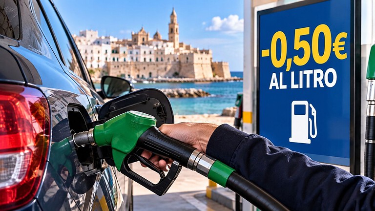 Bonus carburante ai dipendenti: 50 centesimi al litro a Monopoli