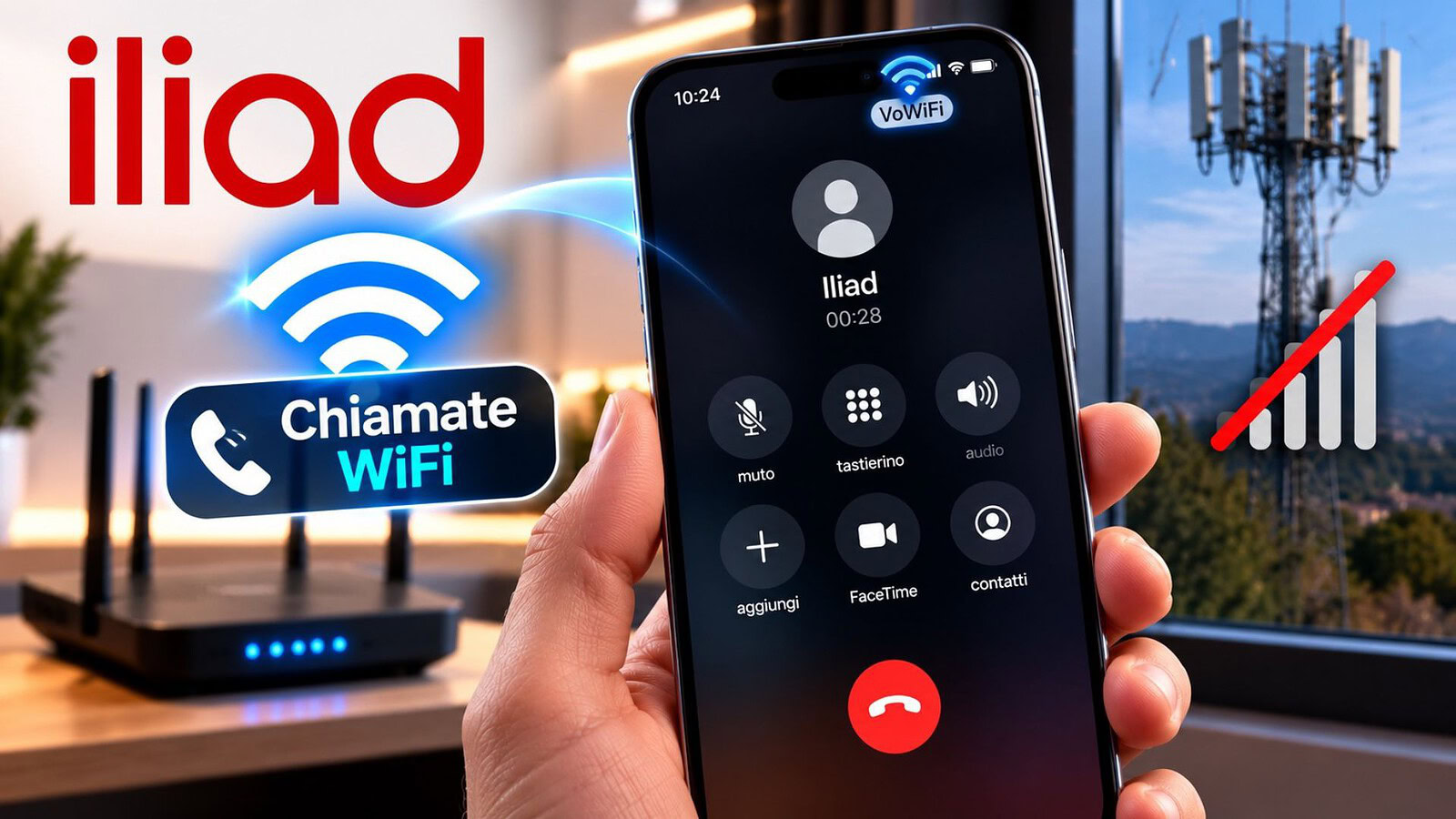 Iliad avvia il test del WiFi Calling: primi clienti abilitati
