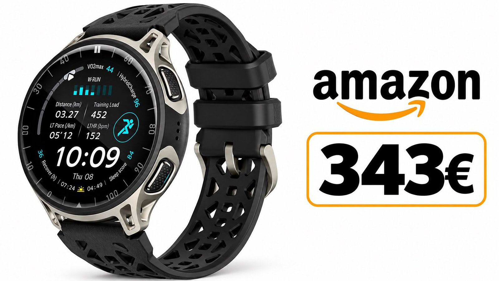 Amazfit Cheetah 2 Pro al minimo storico: titanio e zaffiro a 343€