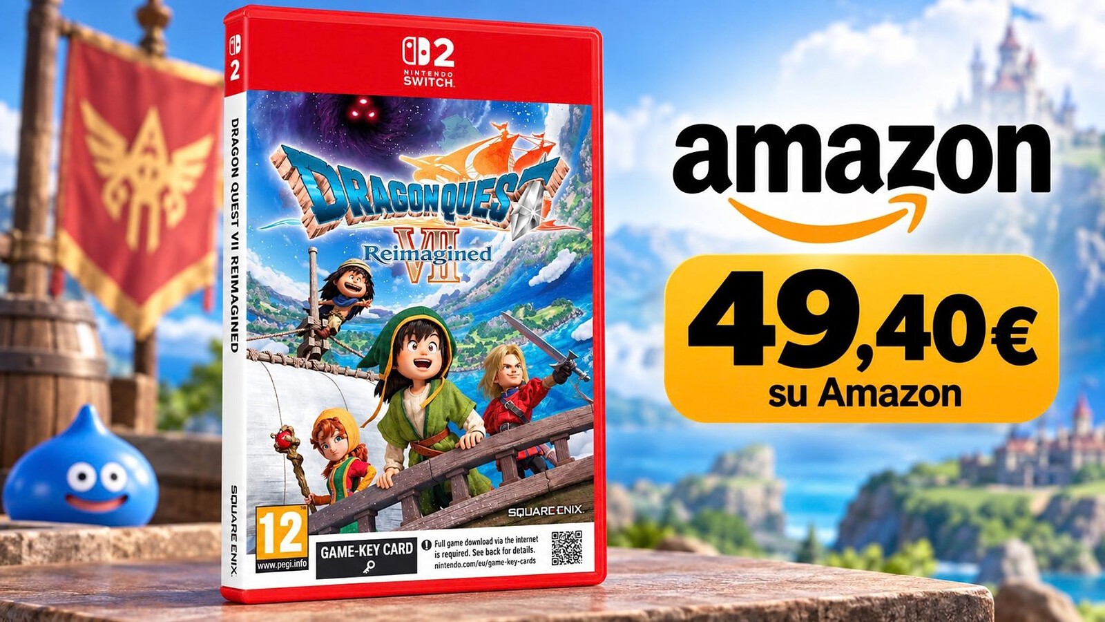Dragon Quest VII Reimagined per Switch 2 al minimo storico