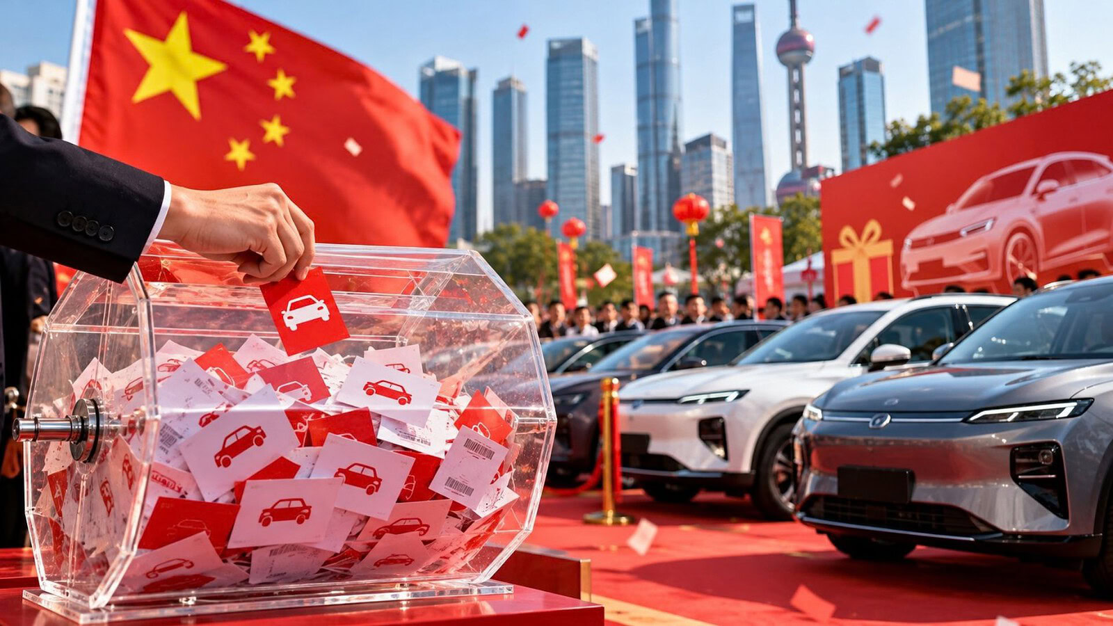 Incentivi auto a Shanghai: la lotteria prorogata fino a fine anno