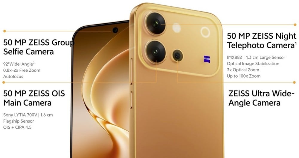 Vivo V80 Vivo V80 ufficiale: display a 144 Hz e batteria da 7.200 mAh