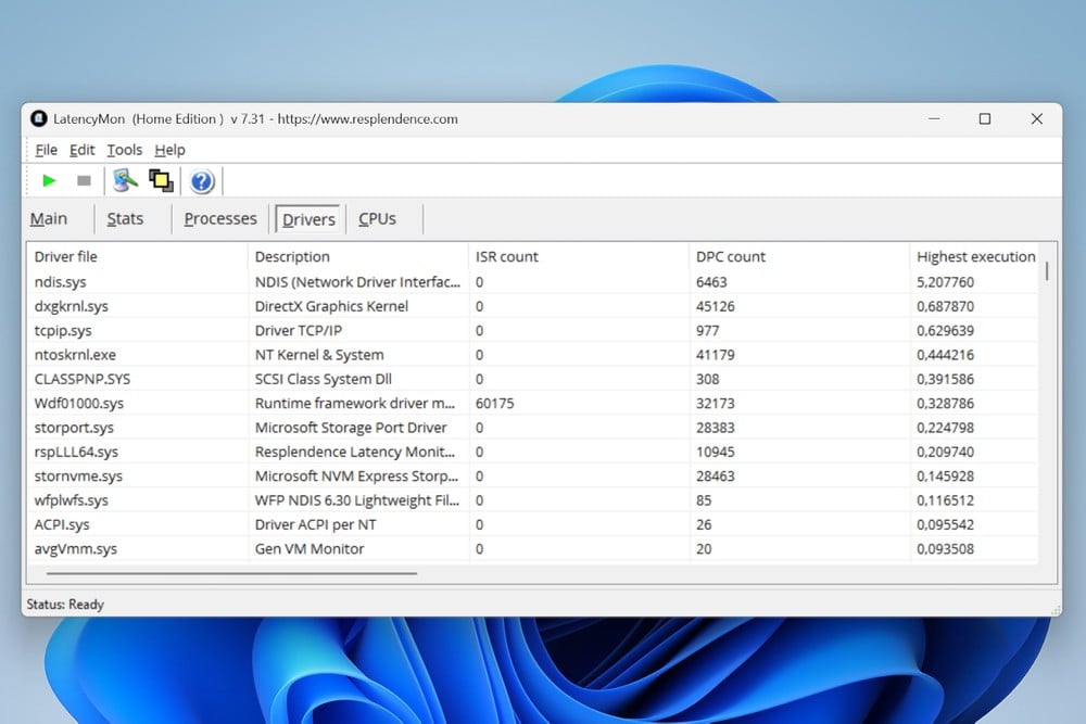 Windows 11, LatencyMon: il tool gratuito che svela perché il PC rallenta