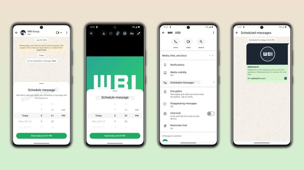 messaggi programmati WhatsApp WhatsApp, arrivano i messaggi programmati: ecco come funzionano