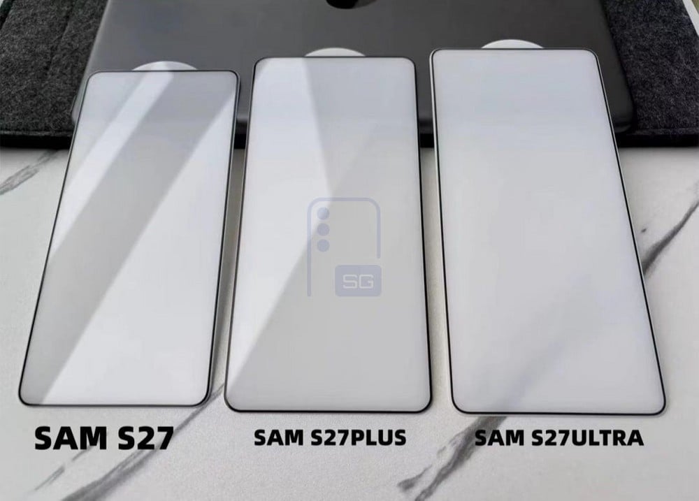 Galaxy S27 - caratteristiche Galaxy S27, le pellicole anticipano i display: manca il Pro