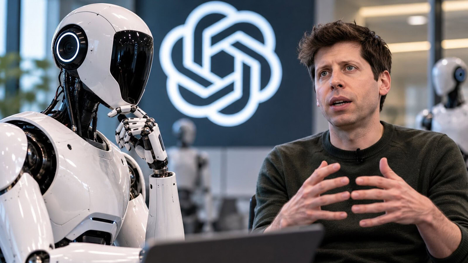 Robot umanoide OpenAI, Altman: il vero nodo è il cervello