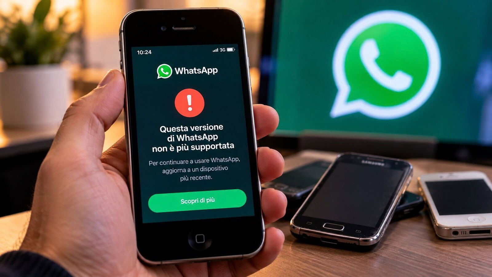WhatsApp blocca l'accesso su Android e iOS datati: niente rinvii