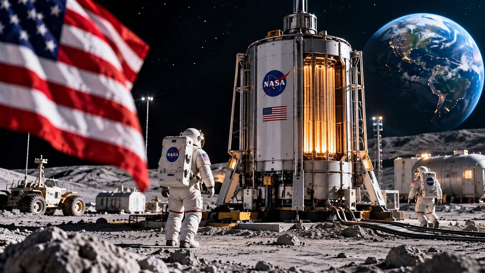 Reattore nucleare sulla Luna: perché gli USA puntano al 2030