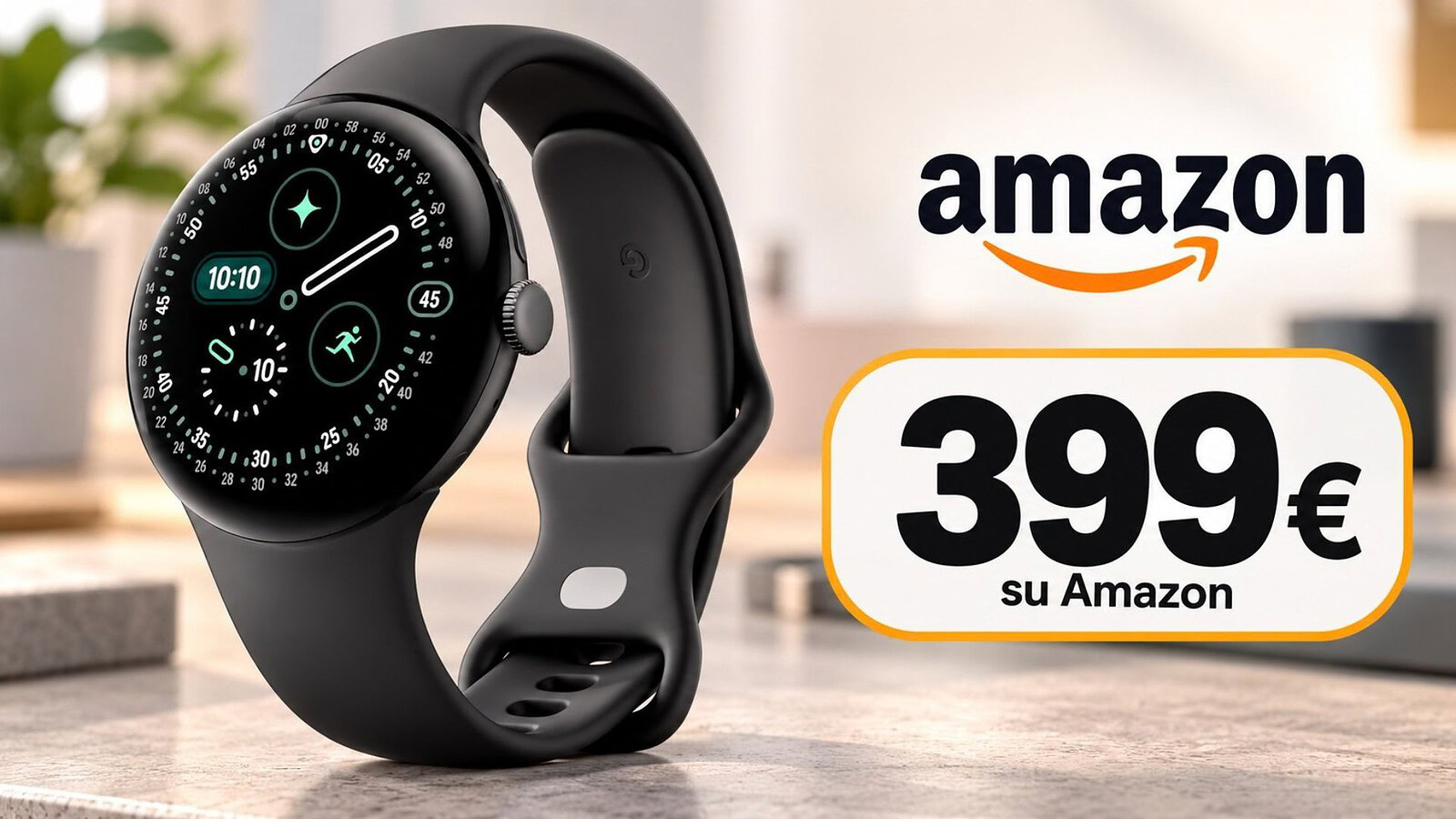 Google Pixel Watch 4 LTE a 399 euro su Amazon: sconto del 27%