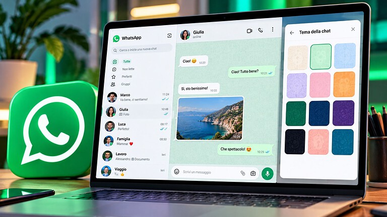 WhatsApp Web, in test 27 temi per le chat anche su Windows