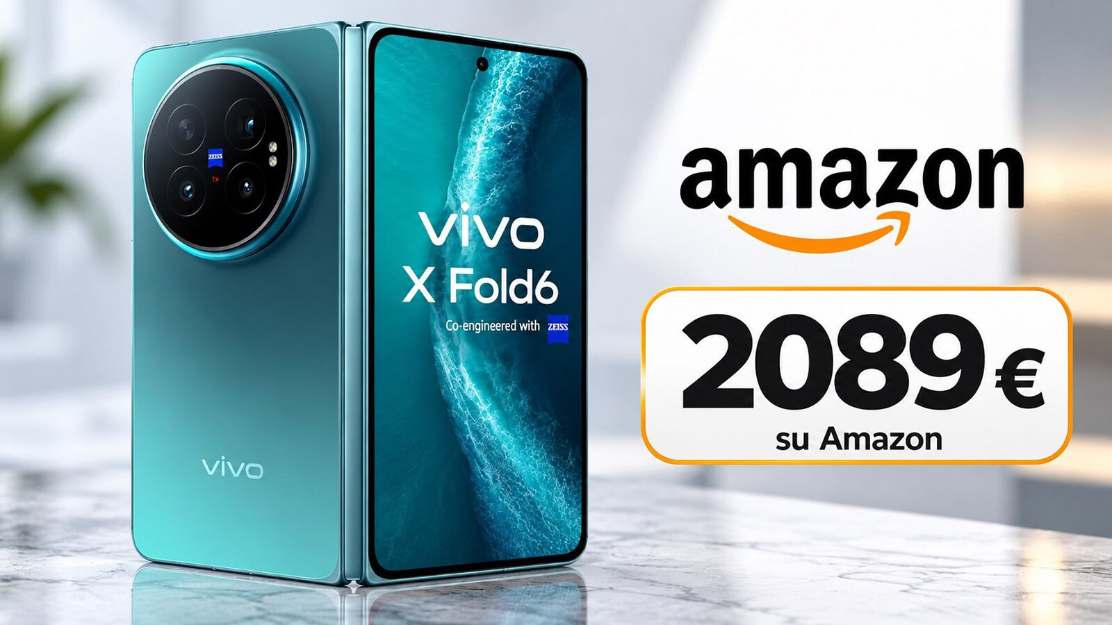 Vivo X Fold6 su Amazon: quasi 110 euro in meno al checkout