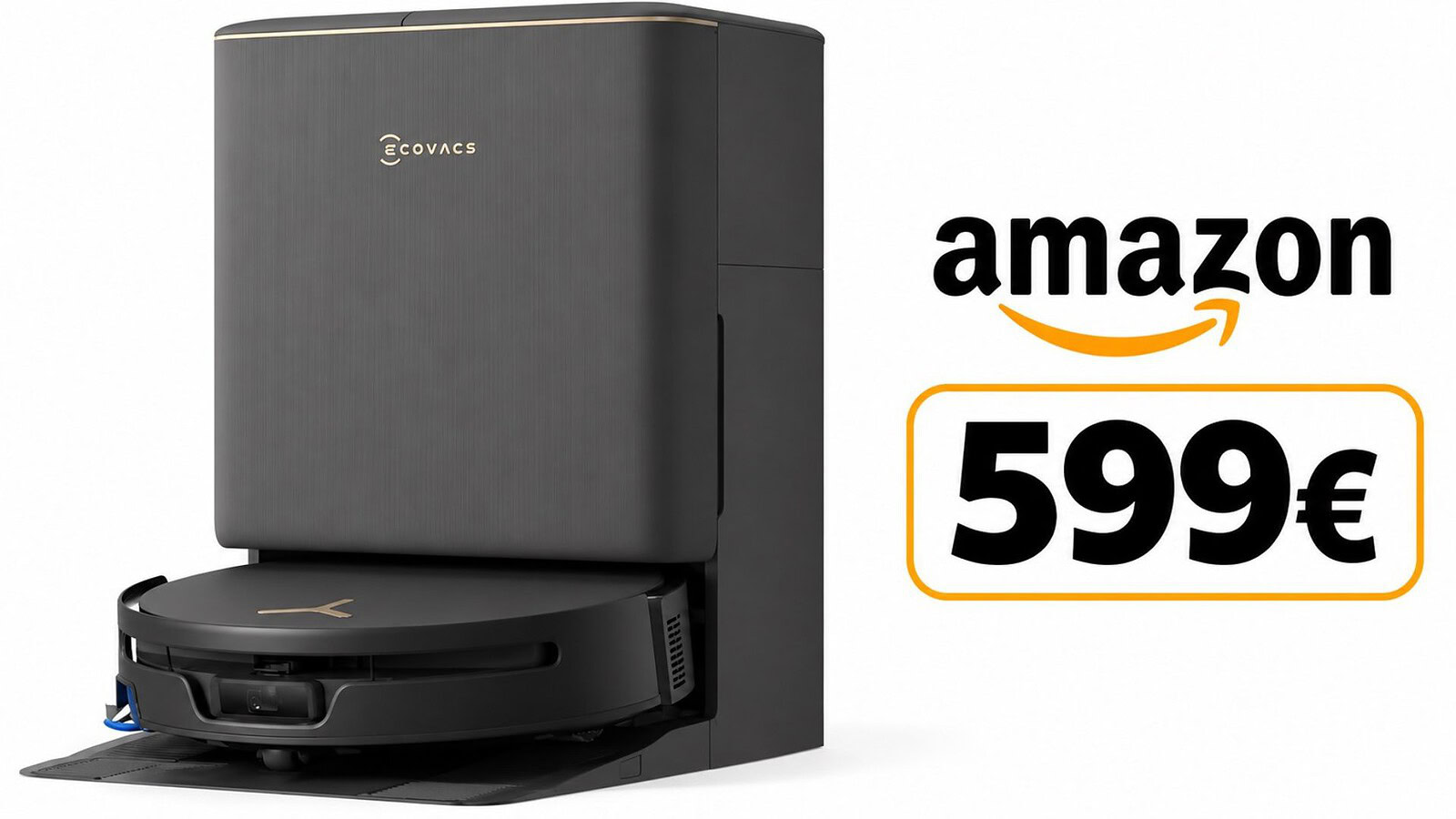 ECOVACS T90S PRO OMNI al minimo storico: 40.000 Pa a 599€