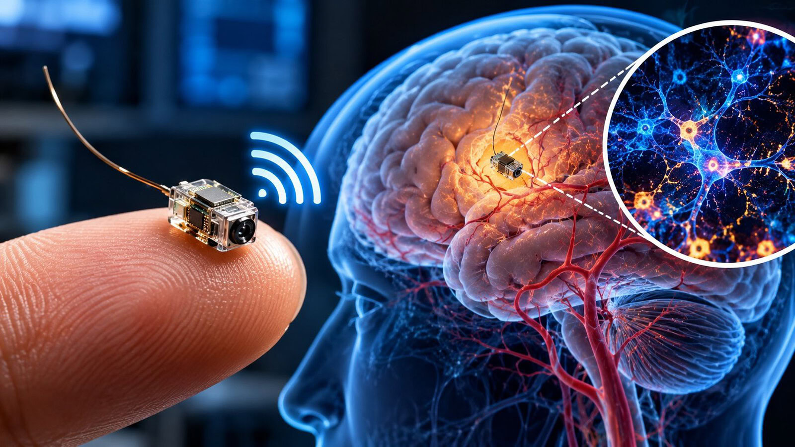 Airscope, microscopio wireless da 1 grammo per spiare il cervello
