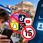 Grecia vieta i social agli under 15: come verrà controllata l'età