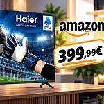 Haier Smart TV 65 pollici 4K a 399,99€ su Amazon con 4 HDMI 2.1