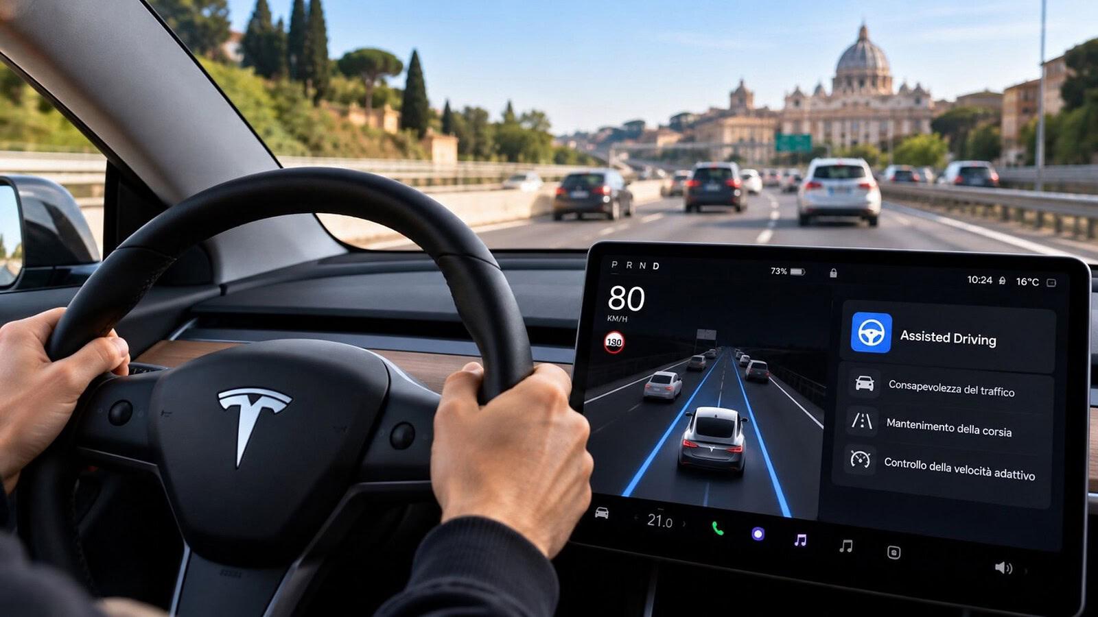 Tesla Assisted Driving, in Europa l'FSD cambia nome: ecco perché
