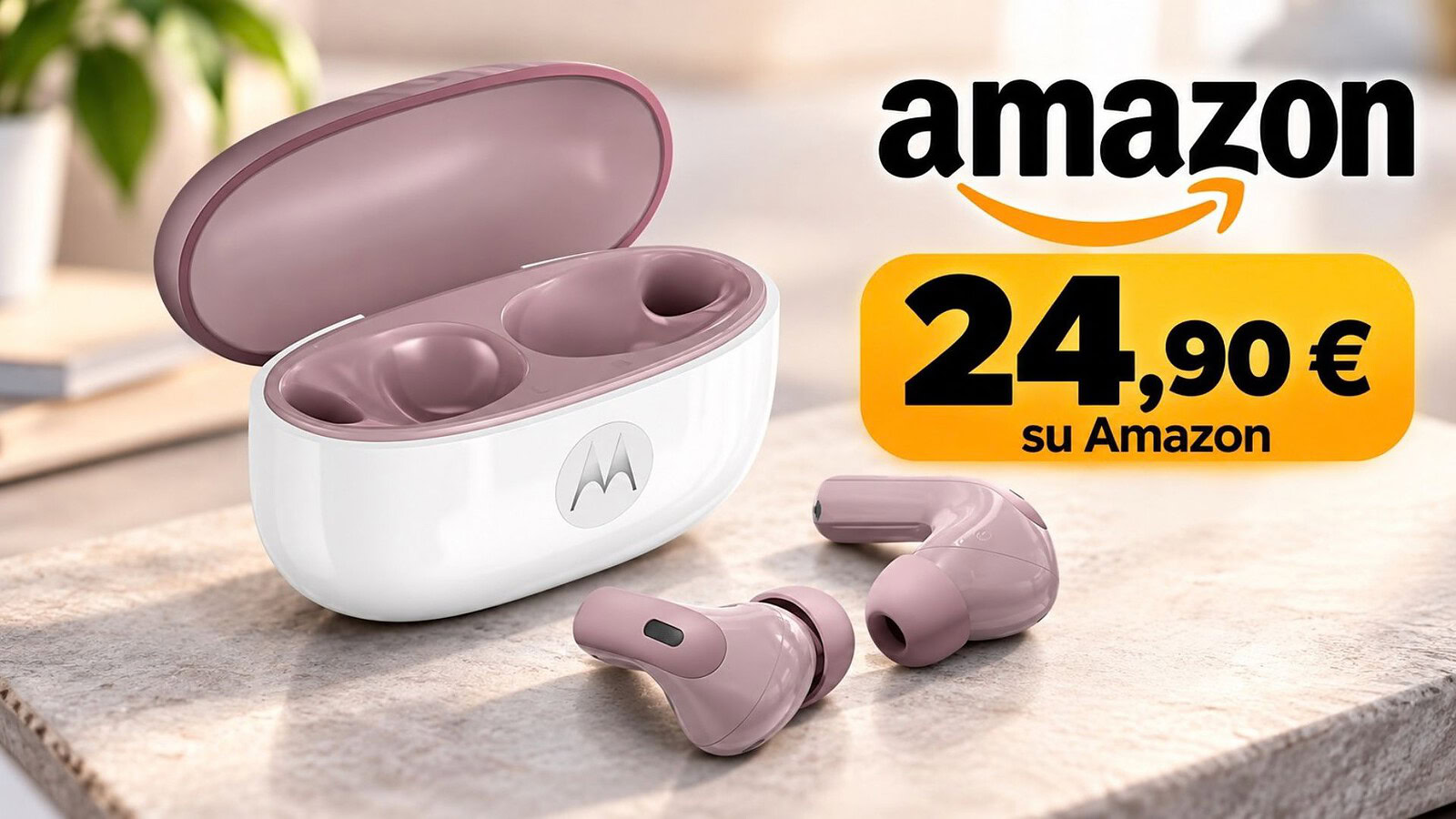 moto buds 2 a 39,90 euro su Amazon: LHDC e fino a 48 ore