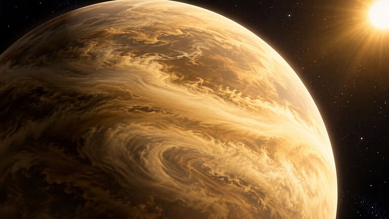 Venere, spiegata l'origine della celebre foschia gialla sotto le nubi