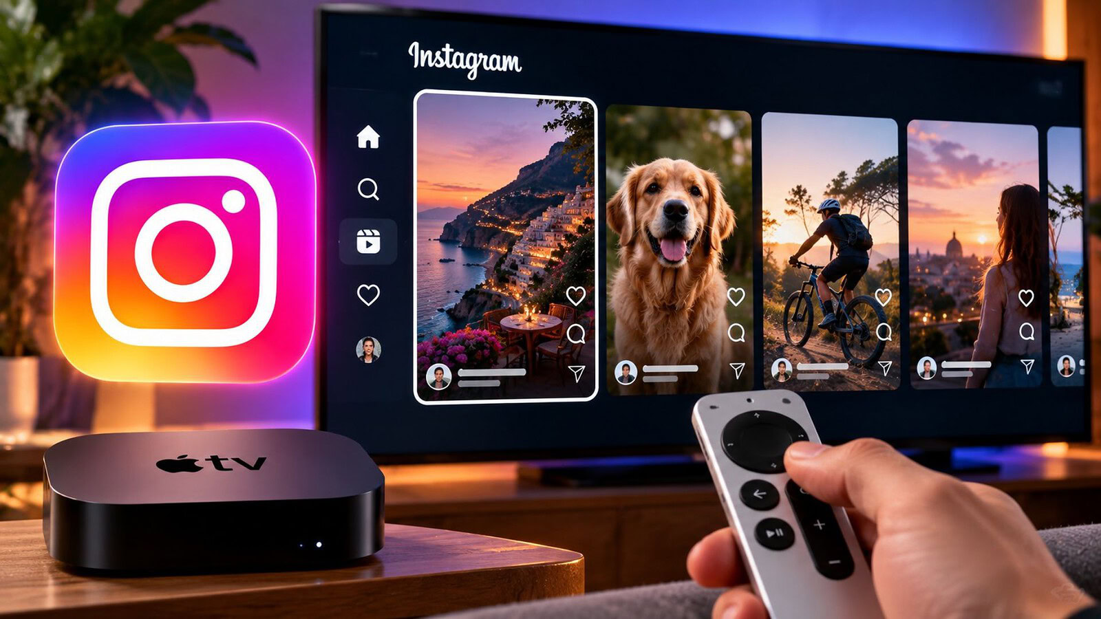 Instagram arriva su Apple TV senza annunci: ecco Reel e dirette in TV
