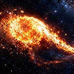 Buco nero vagante fa a pezzi una stella lontano dal centro