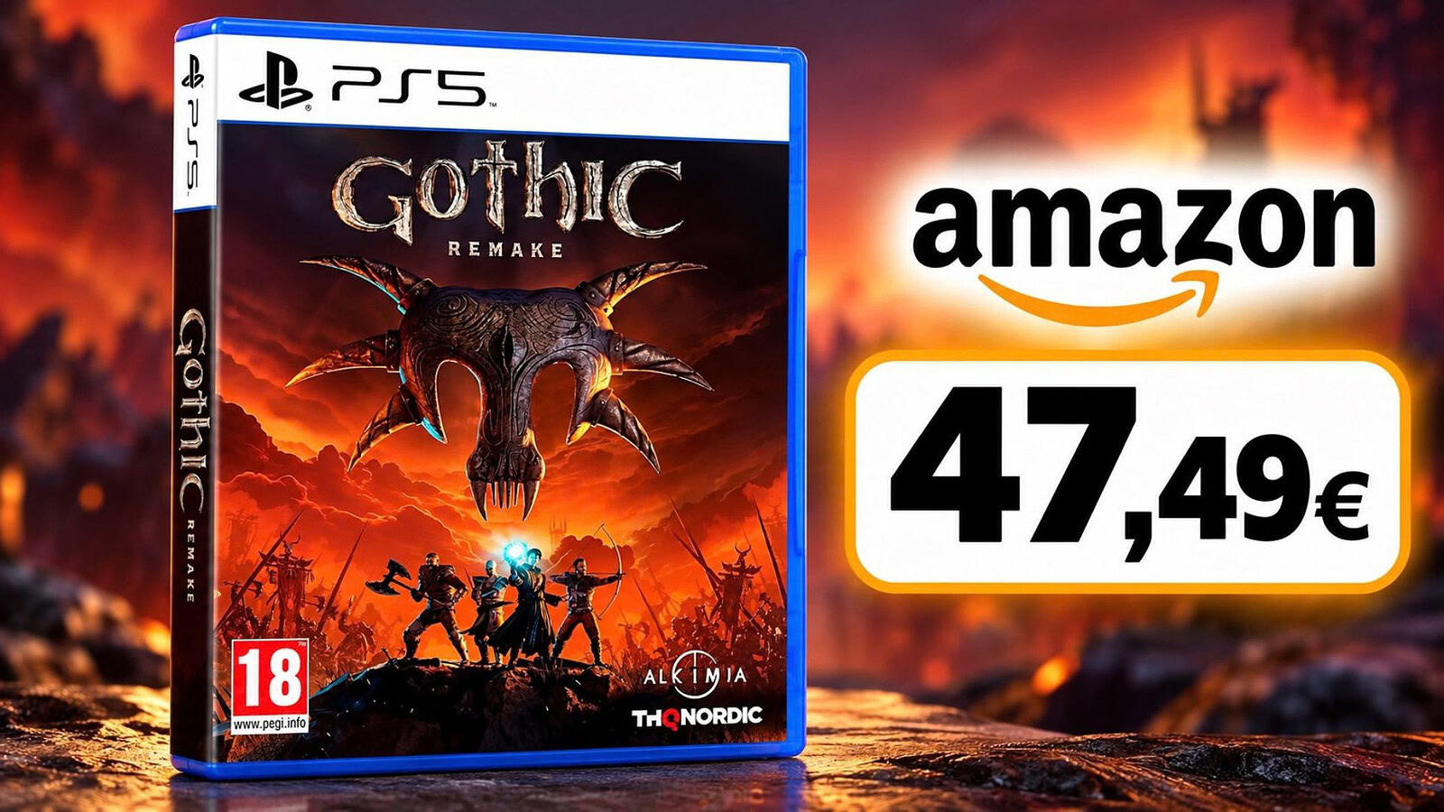 Gothic 1 Remake per PS5 scende a 47,49 euro con la Festa Prime
