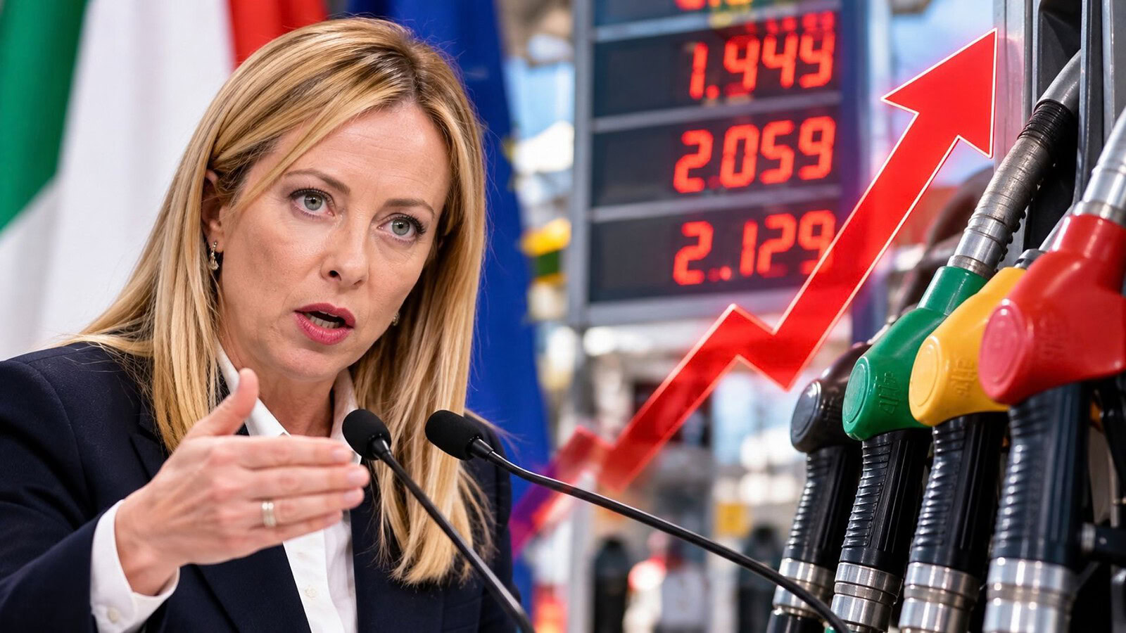Accise mobili, Meloni valuta 170 milioni contro il caro diesel