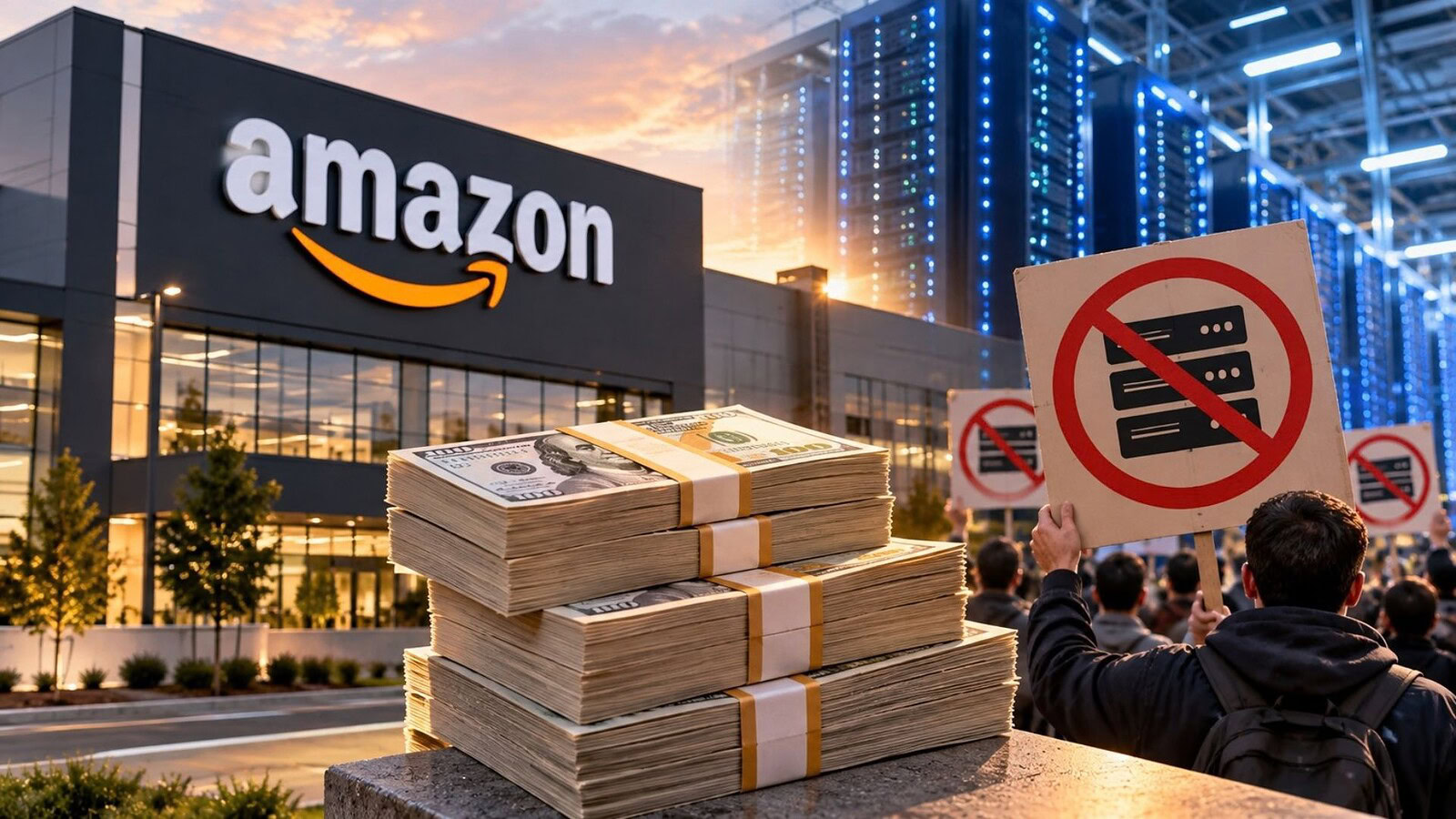 Amazon Built Together, 900 milioni ai territori dei data center