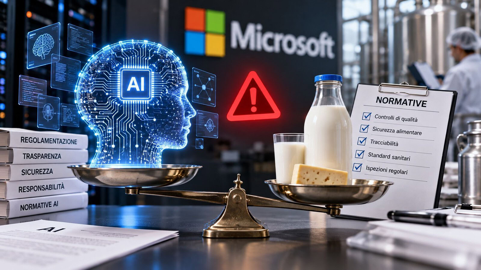 Microsoft avverte: latte e lavatrici più controllati dell'AI