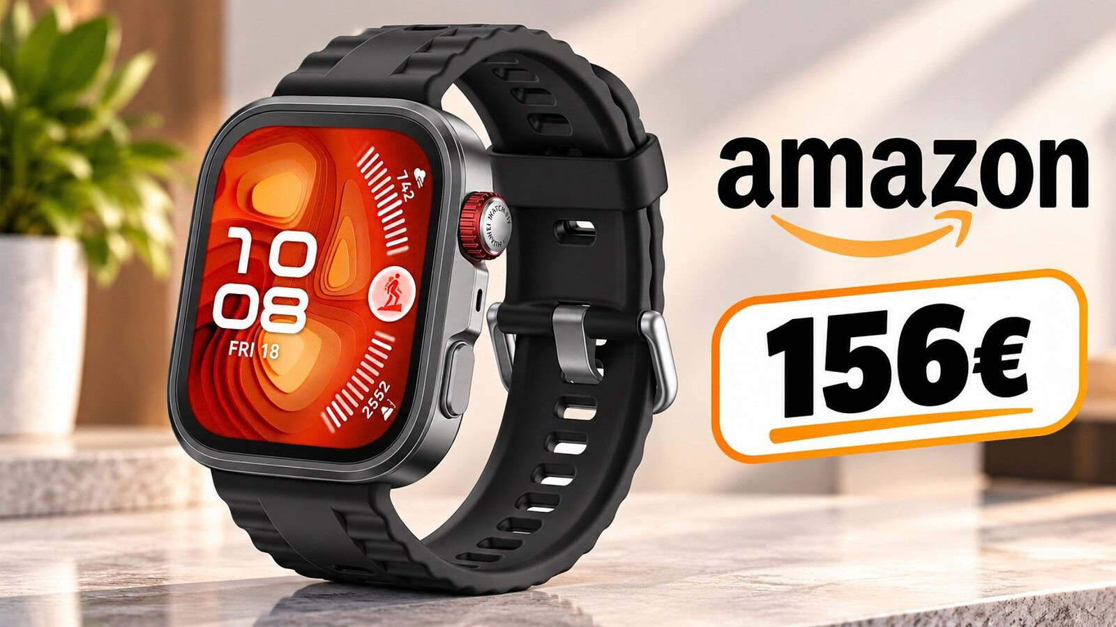 Huawei Watch Fit 4 Pro scende a 156 euro con zaffiro e titanio