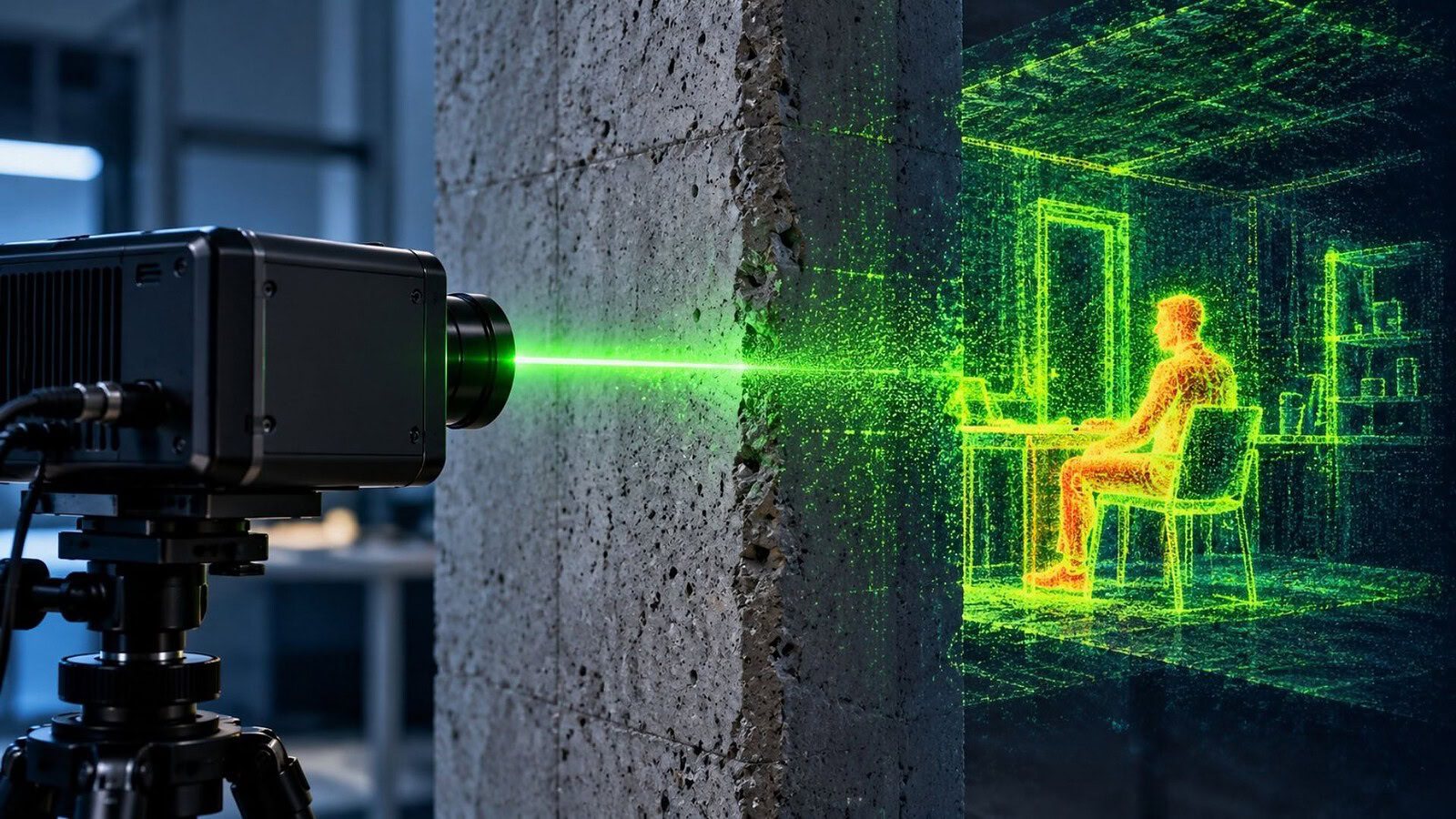 Laser in grado di vedere attraverso i muri: come funziona la tecnologia