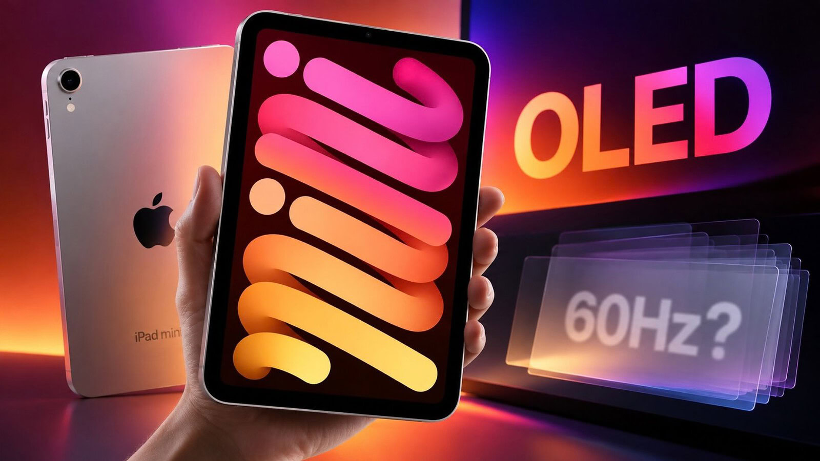 iPad Mini OLED: schermo da 8,4 pollici ma refresh fermo a 60 Hz