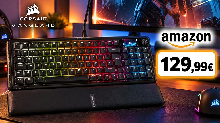 CORSAIR VANGUARD 96 a 129,99€ su Amazon: torna il minimo storico