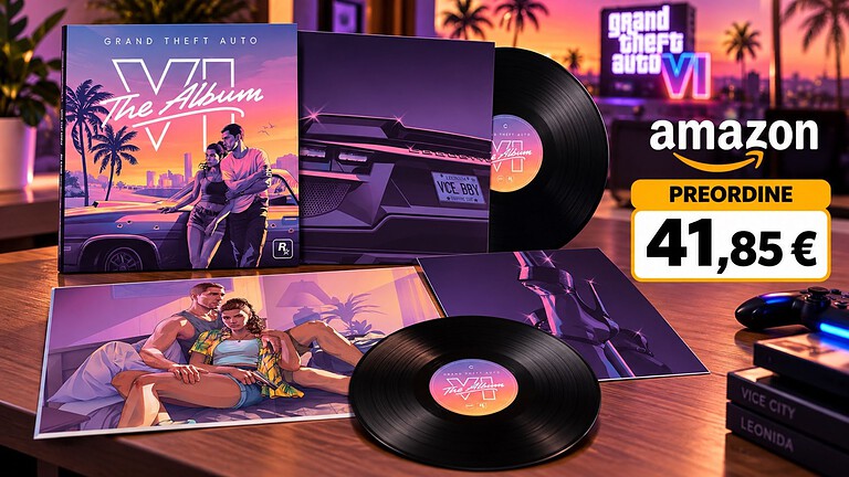 GTA VI: The Album in preordine su Amazon: 34 brani e un vinile esclusivo