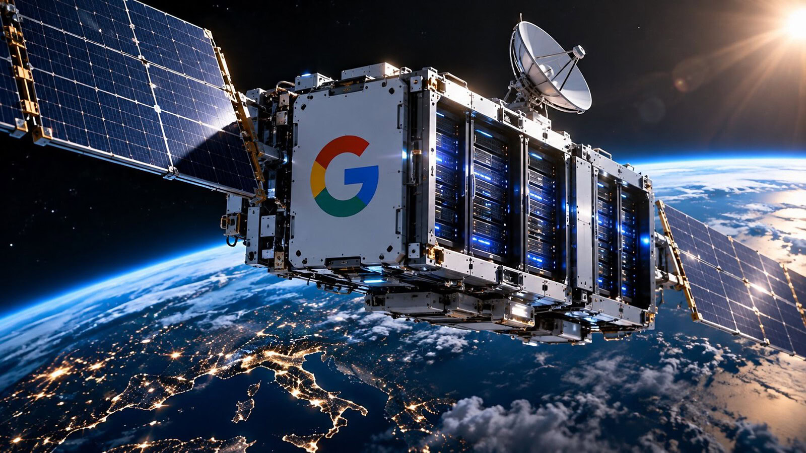 Google Suncatcher, il data center è online: Gemma 4 scrive un haiku in orbita