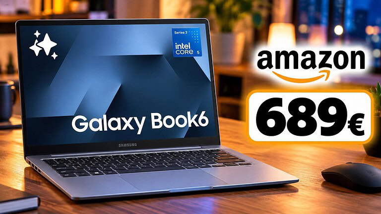 Samsung Galaxy Book6 a 689 euro su Amazon con garanzia di 3 anni