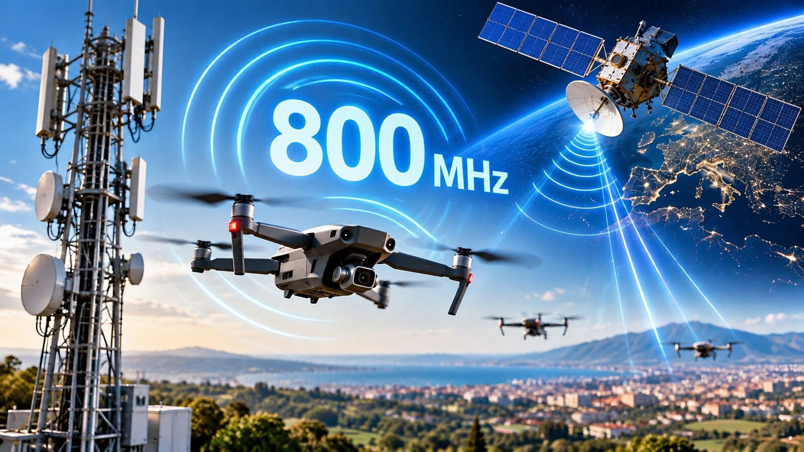 FCC, droni sulla banda 800 MHz: le tre proposte sulle frequenze