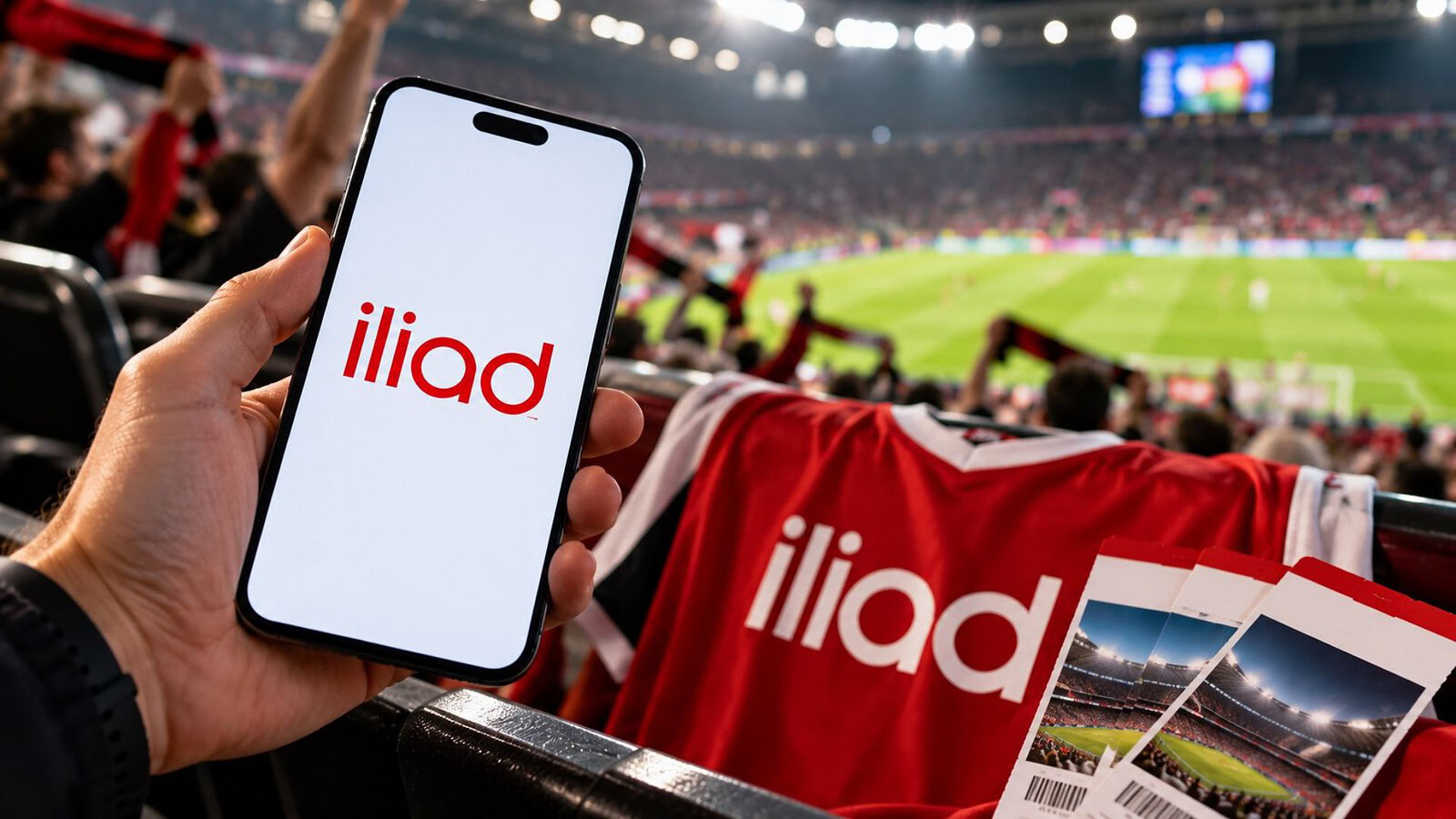 Iliad, Vinci lo stadio: 531 coppie di biglietti per la Serie A