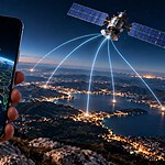 Opensignal mappa i telefoni connessi ai satelliti con dati reali