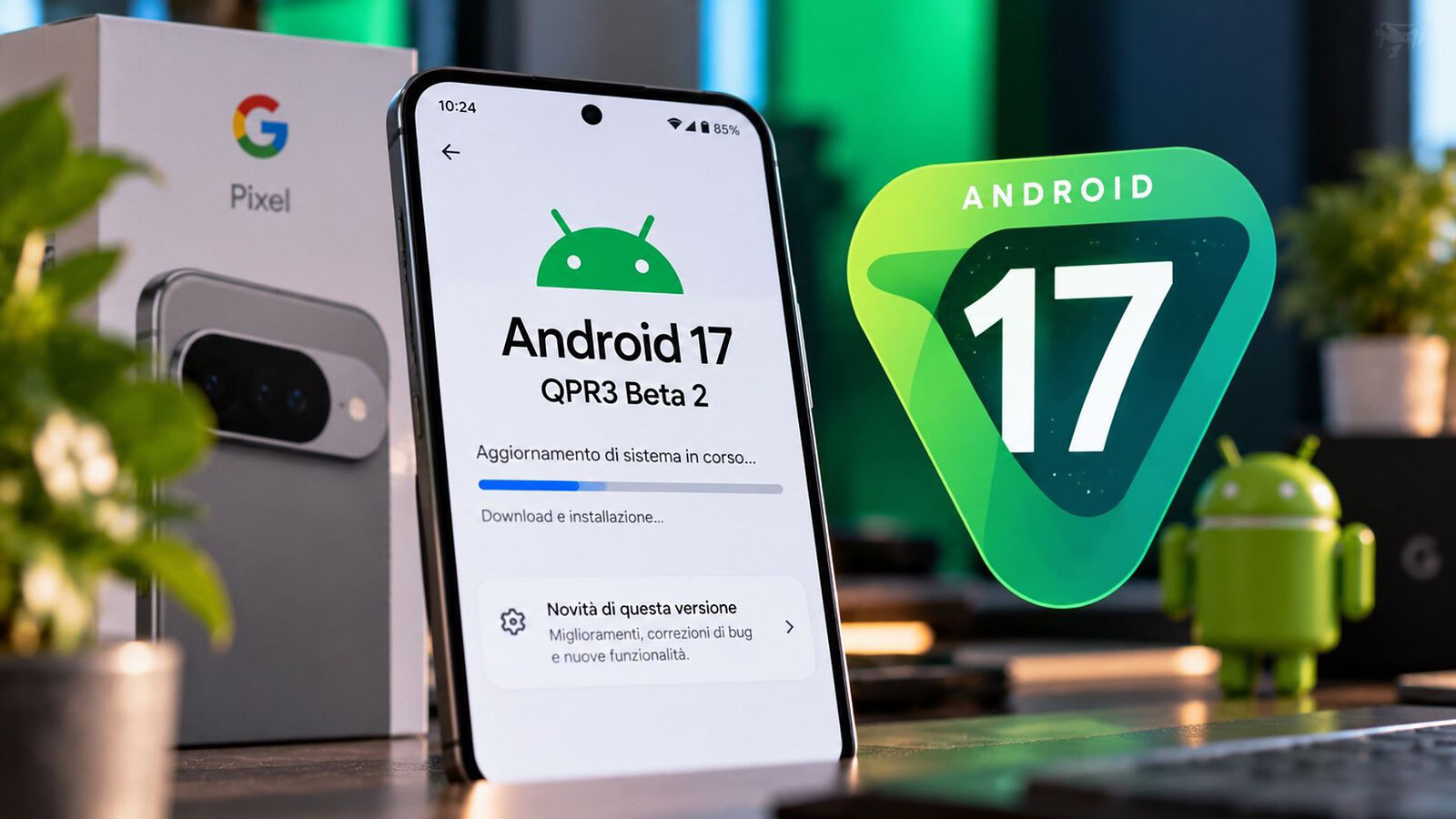 Android 17 QPR3 Beta 2 sui Pixel: stop ai riavvii e fix batteria