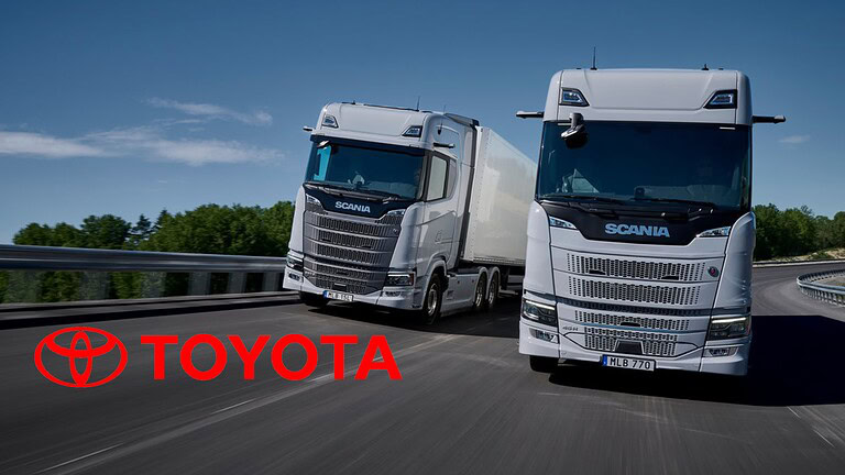 Toyota e Scania: 40 camion a idrogeno su strada dal 2027