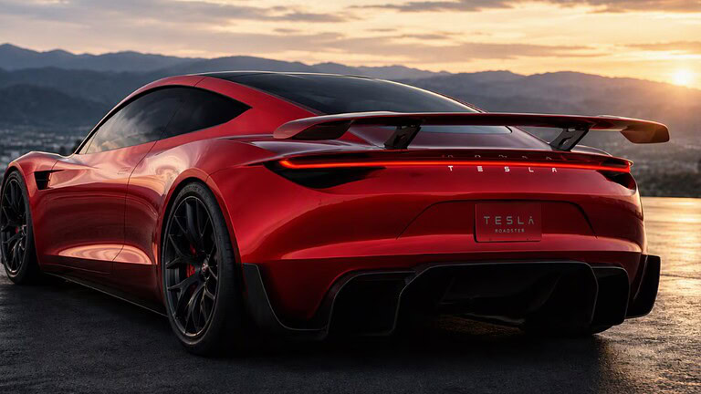 Tesla Roadster, brevetto rivela alettone da 700 kg e nuove linee