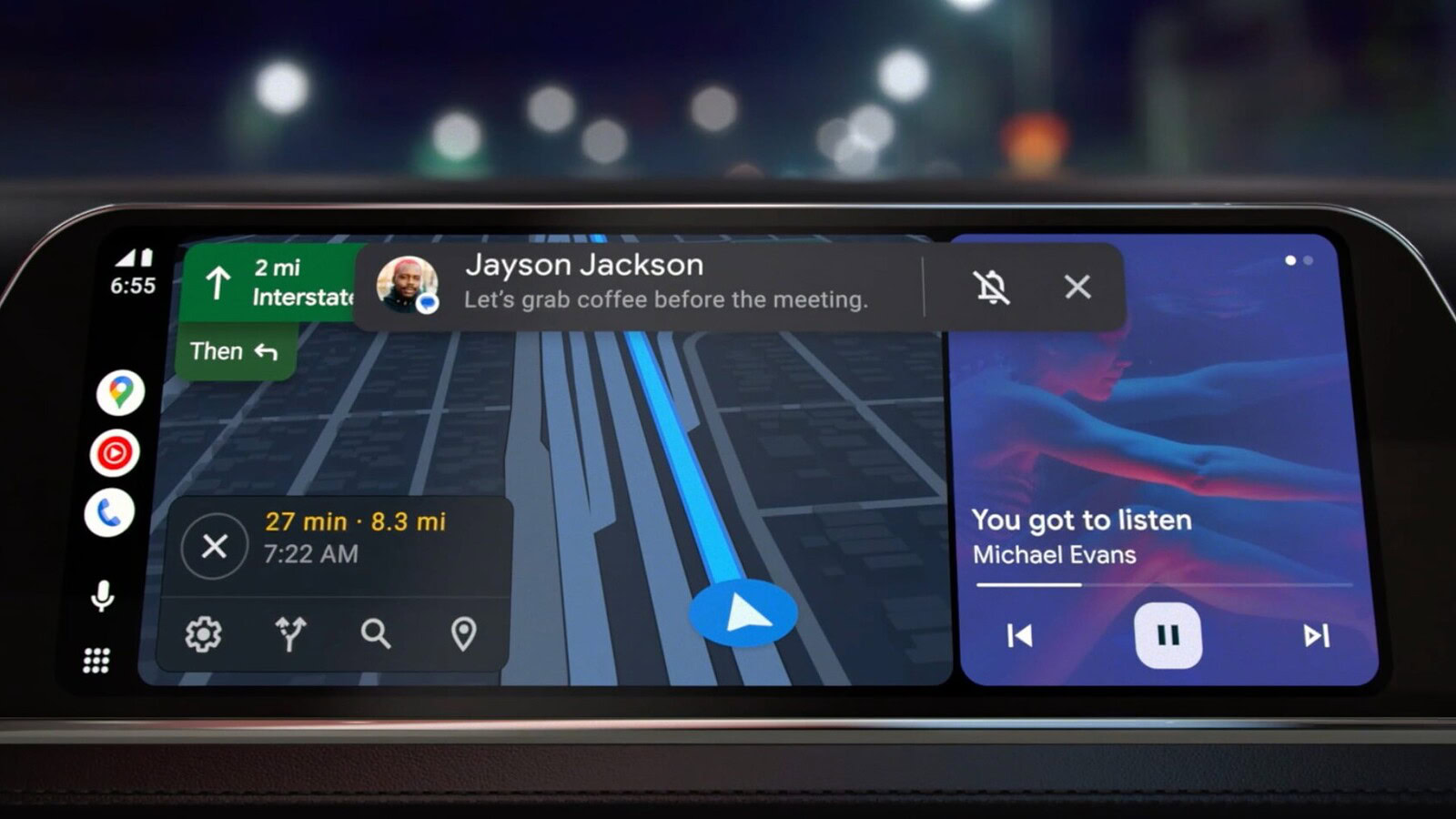 Android Auto, Google conferma il lettore con la linea ondulata