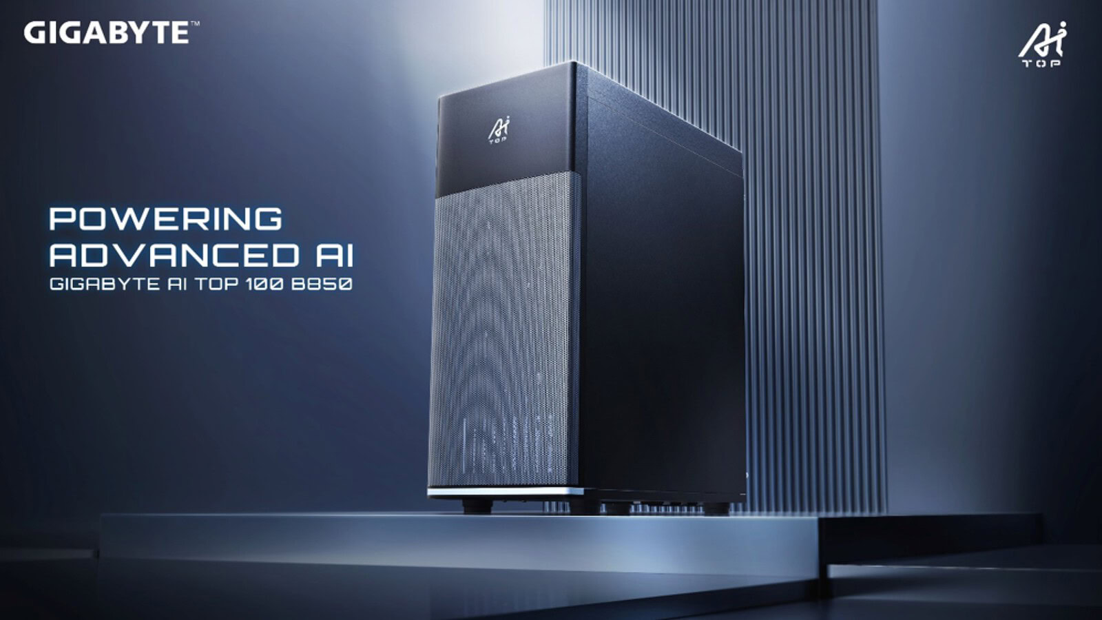 GIGABYTE AI TOP 100 B850, il PC desktop pensato per l’AI locale