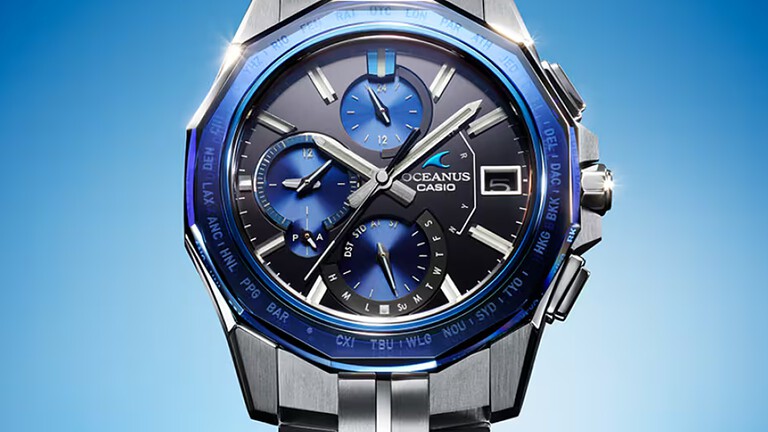 Casio Oceanus Manta: lunetta effetto marmo e solo 300 esemplari