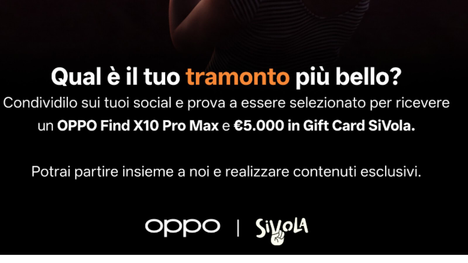 OPPO e SiVola, in palio Find X10 Pro Max e un viaggio da 5.000 euro