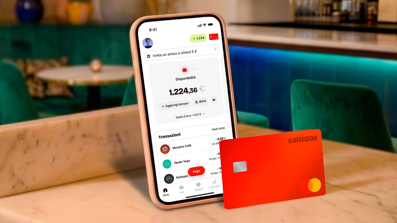 Satispay Red senza abbonamento: arriva la carta di debito gratuita