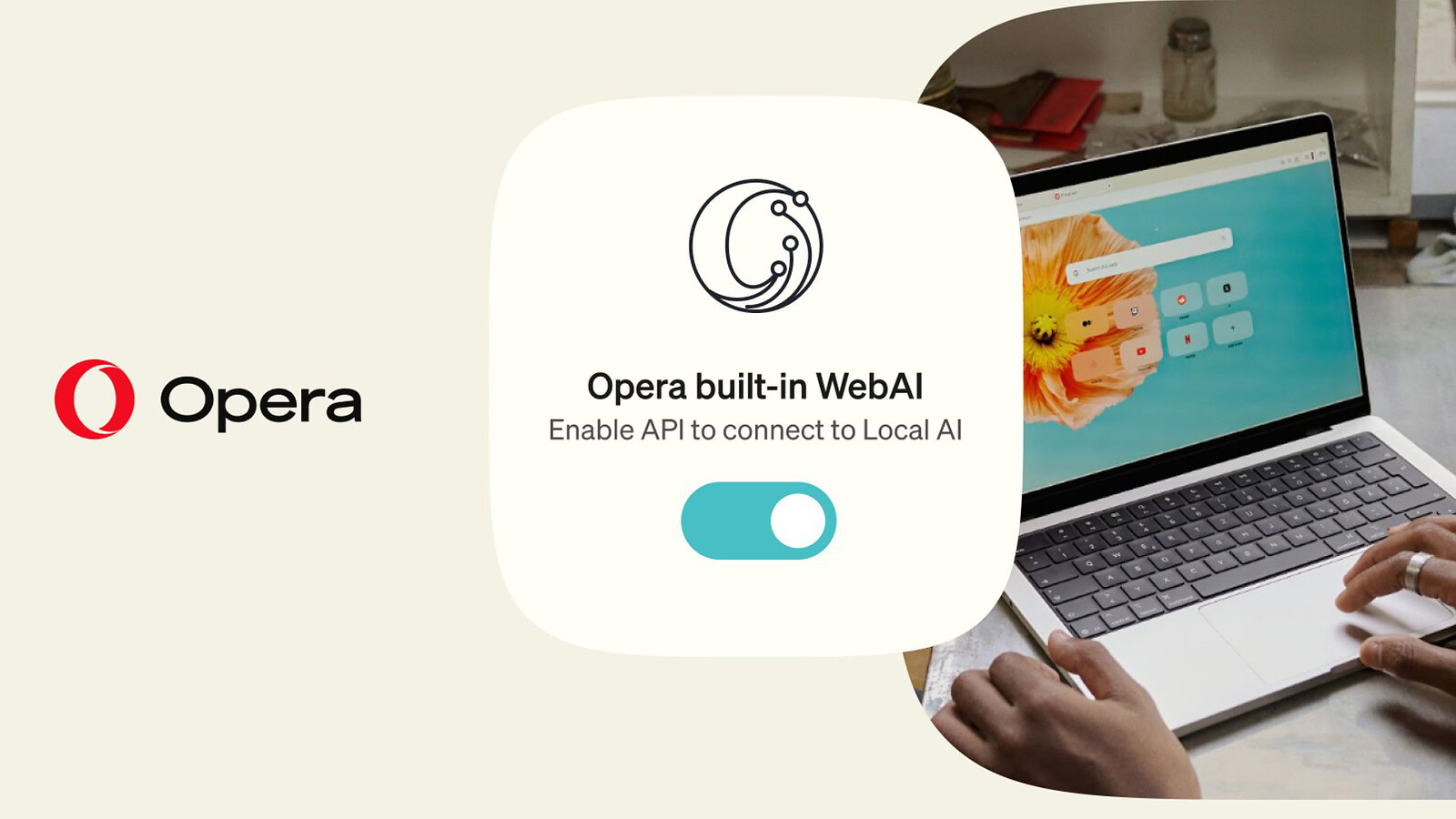 Opera WebAI: modelli AI locali nel browser con Google e Microsoft